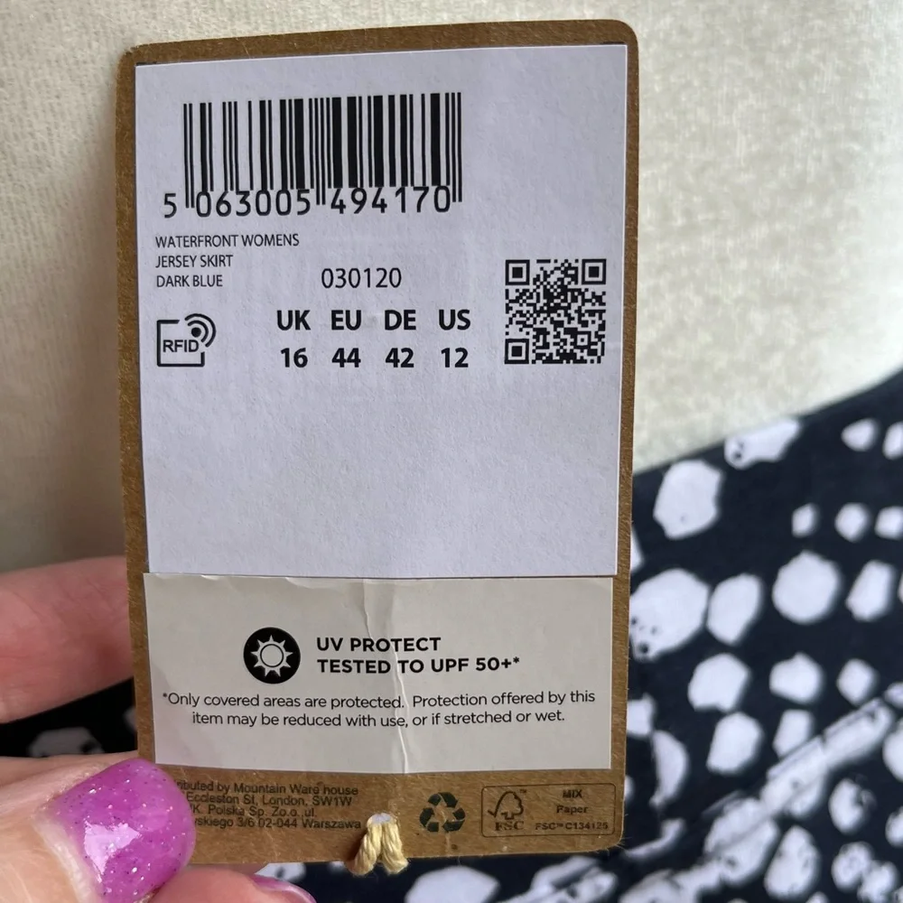 •Mountain Warehouse• NWT Country to Coast Skirt - Size 12 - Picture 6 of 8